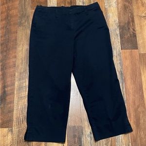 CAbi Cropped Pants #893 Blue Size 10